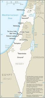 The World Factbook Travel Warnings Palestine Map Israel