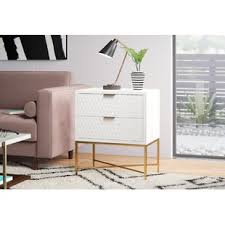 Living room, dining room, bedroom, outdoor & patio, home office Modern Contemporary Nightstand With Metal Legs Allmodern