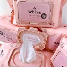 Khăn Giấy Ướt Không Mùi Bebeen Original MÀU HỒNG 100 Tờ -  tuvansetupmoshopmevabe.com