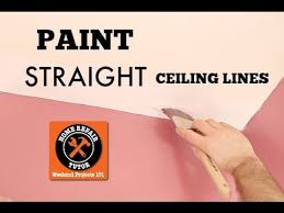 Articles about painting color inspiration. How To Paint A Straight Ceiling Line In A Bathroom By Home Repair Tutor Youtube