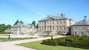 It is located within a large estate, around two miles (3 km) west of cumnock. Dumfries House