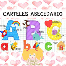 Maravillosos Carteles De Abecedario Mundo De Rukkia En cada ficha te presentamos una letra diferente del abecedario. maravillosos carteles de abecedario