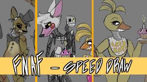 Fnaf 3d models ready to view, buy, and download for free. Fnaf Characters Speed Draw Youtube