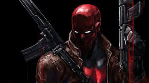 Red Hood Guns Weapons 4K Wallpaper #6.2407