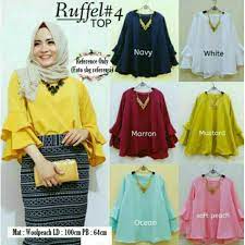 Namun dari semua desain yang ada mampu. Jual Baju Atasan Wanita Blus01 Harga Murah Model Simpel Bajubiz