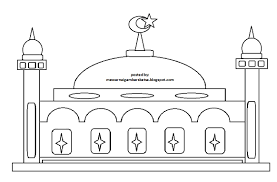 Gambar mewarnai untuk anak paud, tk dan sd sebagai contoh cara menggambar dan koleksi kumpulan gambar sketsa hitam putih buku mewarnai, sebagai contoh cara menggambar dan belajar. Contoh Gambar Mewarnai Masjid Yang Cantik Kataucap
