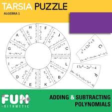 Move your mouse over the answer to reveal the answer or click on the complete solution link to reveal all of the steps required for adding and subtracing polynomials. Polynomials Adding And Subtracting Puzzle Worksheets Teaching Resources Tpt
