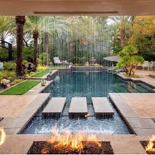 Deirdre Renee On Instagram This Looks Magical By Poolscapes Lv I M Offering A Spec In 2020 Swimming Pool Landscaping Swimming Pools Backyard Swimming Pool Designs