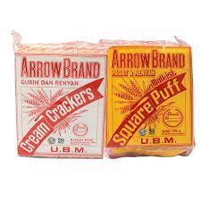 Roti gabin dibuat dari bahan biskuit crackers atau malkist yang digoreng. Ubm Biskuit Gabin Arrow Brand 360gr Shopee Indonesia