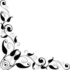 Floral Design Corner Frame Vector Clipart Best Clip Art Borders Clip Art Art Nouveau Flowers