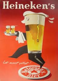 Dutch Heineken When You Need A Big Beer To Serve You Tiny Beers Vintage Ads Vintage Advertisements Vintage Advertising Posters