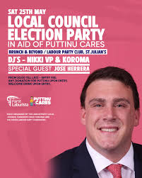 Tonight, the Labour party local council candidates for St.Julian's will be  organizing an awesome occasion, for a very humble purpose. We are  organizing a "party" in aid of Puttinu Cares! 🥳 This
