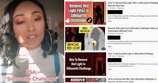 Add the silhouette challenge effect video to the timeline. Women Doing Silhouette Tiktok Warned About Hackers Removing Filter Metro News