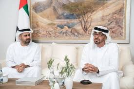 الشيخ طحنون بن زايد بن خليفة بن شخبوط بن ذياب بن عيسى بن نهيان آل نهيان الحاكم. Ù…Ø­Ù…Ø¯ Ø¨Ù† Ø±Ø§Ø´Ø¯ ÙˆÙ…Ø­Ù…Ø¯ Ø¨Ù† Ø²Ø§ÙŠØ¯ ÙˆØ§Ù„Ø­ÙƒØ§Ù… ÙŠÙ‡Ù†Ø¦ÙˆÙ† Ø®Ù„Ø§Ù„ Ø§ØªØµØ§Ù„ Ù…Ø±Ø¦ÙŠ Ù…Ø­Ù…Ø¯ Ø¨Ù† Ø³Ù„Ø·Ø§Ù† Ø¨Ù† Ø®Ù„ÙŠÙØ© Ø¨Ø²ÙØ§ÙÙ‡ Ø¥Ù„Ù‰ ÙƒØ±ÙŠÙ…Ø© Ø·Ø­Ù†ÙˆÙ† Ø¨Ù† Ø²Ø§ÙŠØ¯ Ø¬Ø±ÙŠØ¯Ø© Ø§Ù„ÙˆØ·Ù†