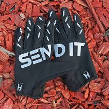 Hizoku Cycles - New Handup Gloves Reflective “Send It” full finger...