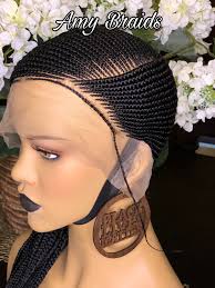 Amy Braids Lemonade Cornrow Wig