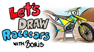 This is called the headtube. Joe Gibbs Racing Let S Draw Dirt Bikes With Boris At Noon Et How To Draw A Jgrmx Racing Bike For Motocross Facebook