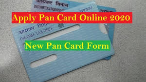 Apply Pan Card Online 2020 Documents Application Fee Online Form