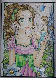 Coloring Page Of The Day Kawaii Girls By Jade Summer Colored By Manue Bouli Download 50 Free Color Summer Coloring Pages Coloring Books Colouring Pages
