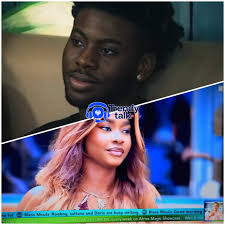 Dede pulled Koyin and talking about him sitting with them Rooboy to talk  about Thelma. Telling him he's joining a park. Who made her the Mother Mary  of the house🤡 ______ Kindly