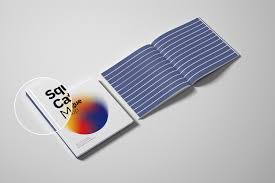 Square Catalogue Mockup Set In Stationery Mockups On Yellow Images Creative Store