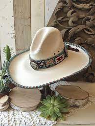 Indian Blanket Beaded Hat Beaded Hat Western Cowboy Hats Cowgirl Accessories