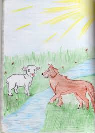 Le loup et l'agneau (jean de la fontaine). Blog Des Classes De Cm1 2011 2012 Blog Archive Le Loup Et L Agneau