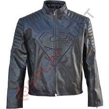 Clark Kent Superman Smallville Black Leather Jacket Superman Man Of Steel Leather Jacket Superman M Leather Jacket Leather Jacket Style Real Leather Jacket