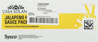 Sysco Packets Jalapeno Hot Sauce 500 Delivery Near Me | Order Online | Uber  Eats