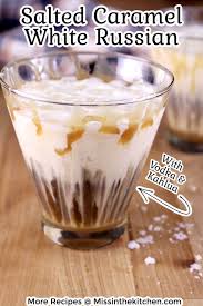 Combine smirnoff kissed caramel, club soda, and ginger ale to a copper mug filled with ice. Salted Caramel White Russian Miss In The Kitchen
