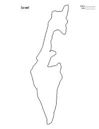 Printable and editable vector map of israel outline showing country outline and flag in the background. Free Israel Map By The Harstad Collection Teachers Pay Teachers
