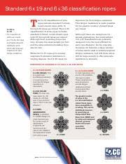 Wire Rope Capacity Charts Pdf Standard 6 X 19 And 6 X 36