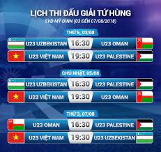 U22 việt nam có màn thể hiện đỉnh cao trước u22 indonesia để giành chiếc huy chương vàng sea games 30. Cáº­p Nháº­t Lá»‹ch Thi Ä'áº¥u Cá»§a Tuyá»ƒn U23 Viá»‡t Nam Táº¡i Giáº£i Tá»© Hung Vff 2018 Viá»‡t Nam Má»›i