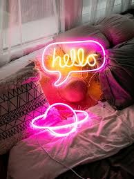 Letter Planet Design Decorative Light 1pc Shein Neon Lamp Neon Lights Party Neon Signs