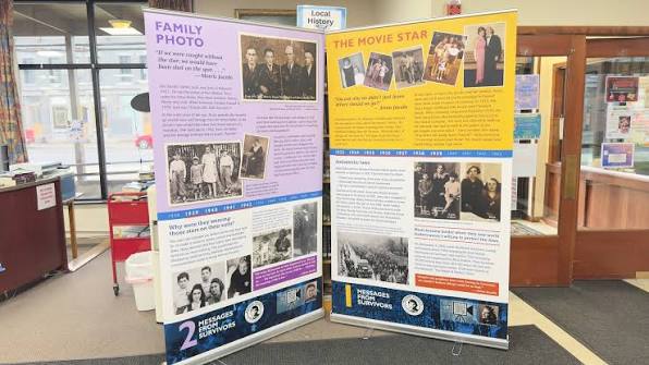 We have a new display set up here at EFL! It is "Messages from Survivors One Family's Holocaust Legacy". With this display you'll learn many details from their life prior to the
