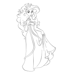 Disney Princess Giselle Coloring Page