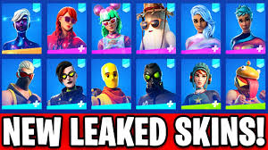 The fortnite dataminers also uncovered new emotes, back bling, hand gliders and harvesting tools. New Fortnite Leaked Skins Emotes 13 New Skins Youtube