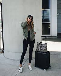 Pin By Serena Massey On Festival Style Casual Travel Outfit Girls Bomber Jacket Fashion