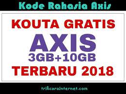 Jika belum, berikut gadgetized.net sajikan penjelasannya secara lengkap. Kode Rahasia Kuota Gratis Axis Rp 0 Kuota 10 Gb Terbaru 2020 Trik Cara Internet Gratis