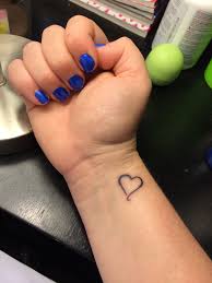 Pin By Vicki Gutman On Tattoos Small Heart Wrist Tattoo Heart Tattoo Wrist Small Wrist Tattoos
