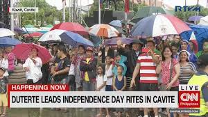 3 philippines independence day celebrations in 2020. Duterte Heckled As He Leads Independence Day Rites In Cavite