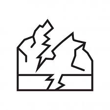 Find images of earthquake icon. Earthquake Icon Vector Sign And Symbol Isolated On White Backgro Stock Ad Vector Sign Earthquake Icon Ad In 2020 Vector Icon Symbols