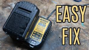 Black And Decker 20v Lithium Battery Charger Flashing Green Fix Dewalt Dcb107 Lithium Battery Charger For Less Than 1 Youtube