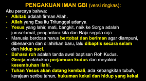 Allah yang esa, engkau telah menciptakan semesta alam, aku percaya bahwa engkau adalah bapa yang pengasih dan penyayang; Doa Iman