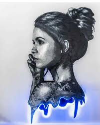 Grady Wallace is a Canadian artist living in Edmonton, Alberta. Grady is  famously known for the largest stencil mural painted by a Canadian. As seen  in the photos this is a massive