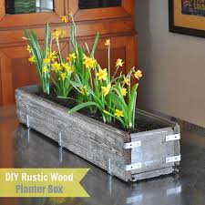 They're the perfect accent piece for an unloved corner or empty wall. Diy Rustic Wood Planter Box Make Life Lovely