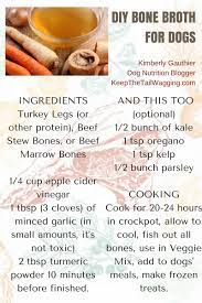 This broth makes a great base for all kinds of soup for humans and can be used in any recipe that. Diy Bone Broth Recipe For Dogs By Kimberly Gauthier Dog Nutrition Blogger For Keep The Tail Wagging Dog Food Recipes Dog Nutrition Raw Dog Food Recipes