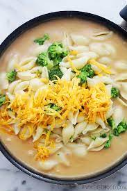 Chicken Broccoli Shells And Cheese Recipe Diethood