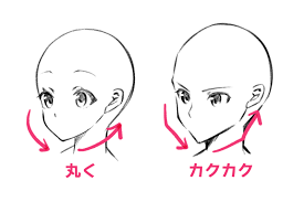 男主人公を描こう 男性キャラクターの描き方 輪郭の描き方編 いちあっぷ drawing tutorial drawing tutorial face anime art tutorial