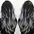 Black And Platinum Hair Ombre